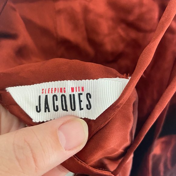 Copper Sleeping with Jacques "Freudian Slip" dress - Picture 3 of 3